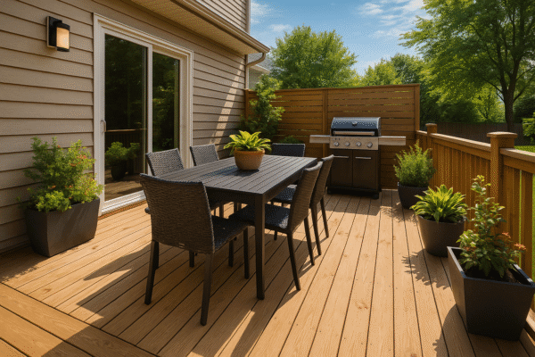 Rénovation de terrasse extérieure Montréal